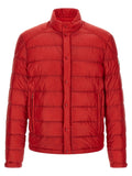 Moncler Mehrfarbige Polyamid-Jacke in voller Länge