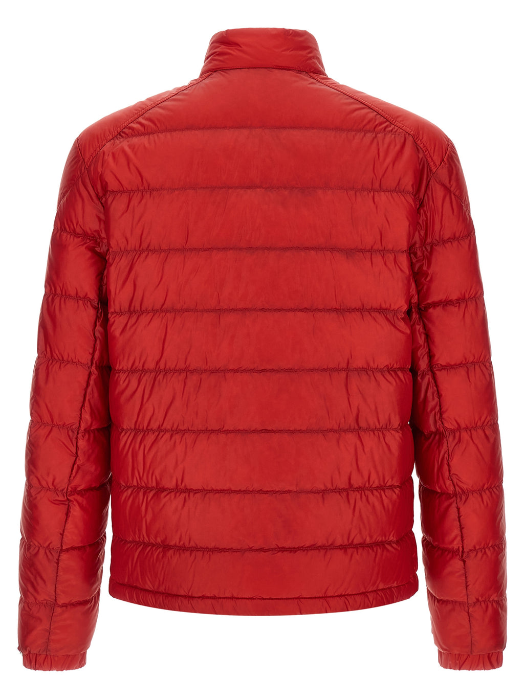 Moncler Mehrfarbige Polyamid-Jacke in voller Länge