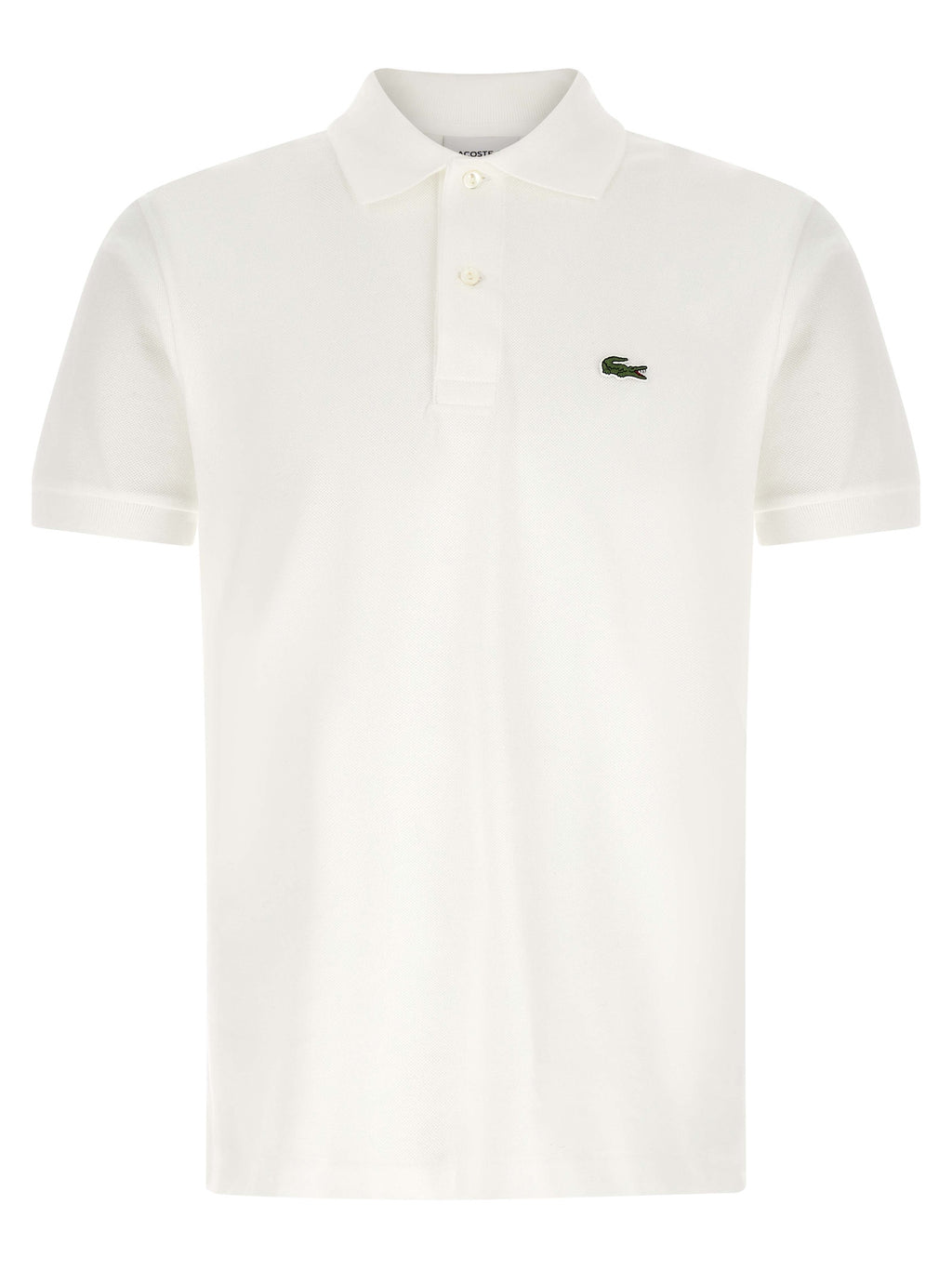 Lacoste Poloshirt aus weißer Baumwolle