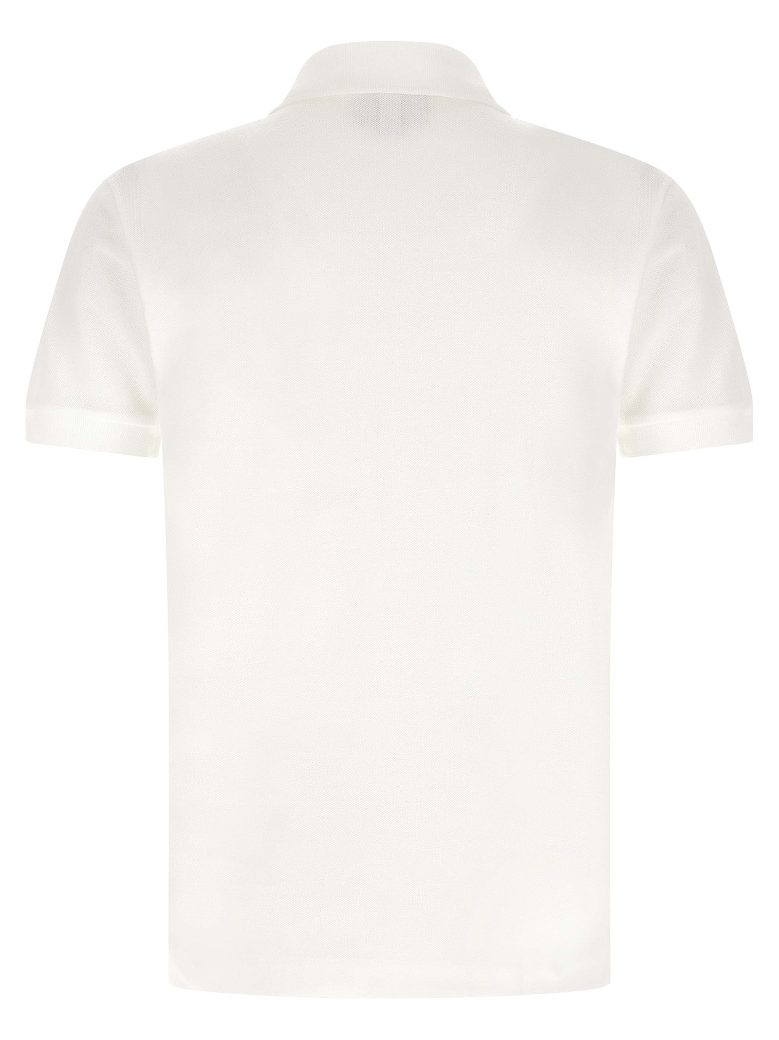 Lacoste Poloshirt aus weißer Baumwolle
