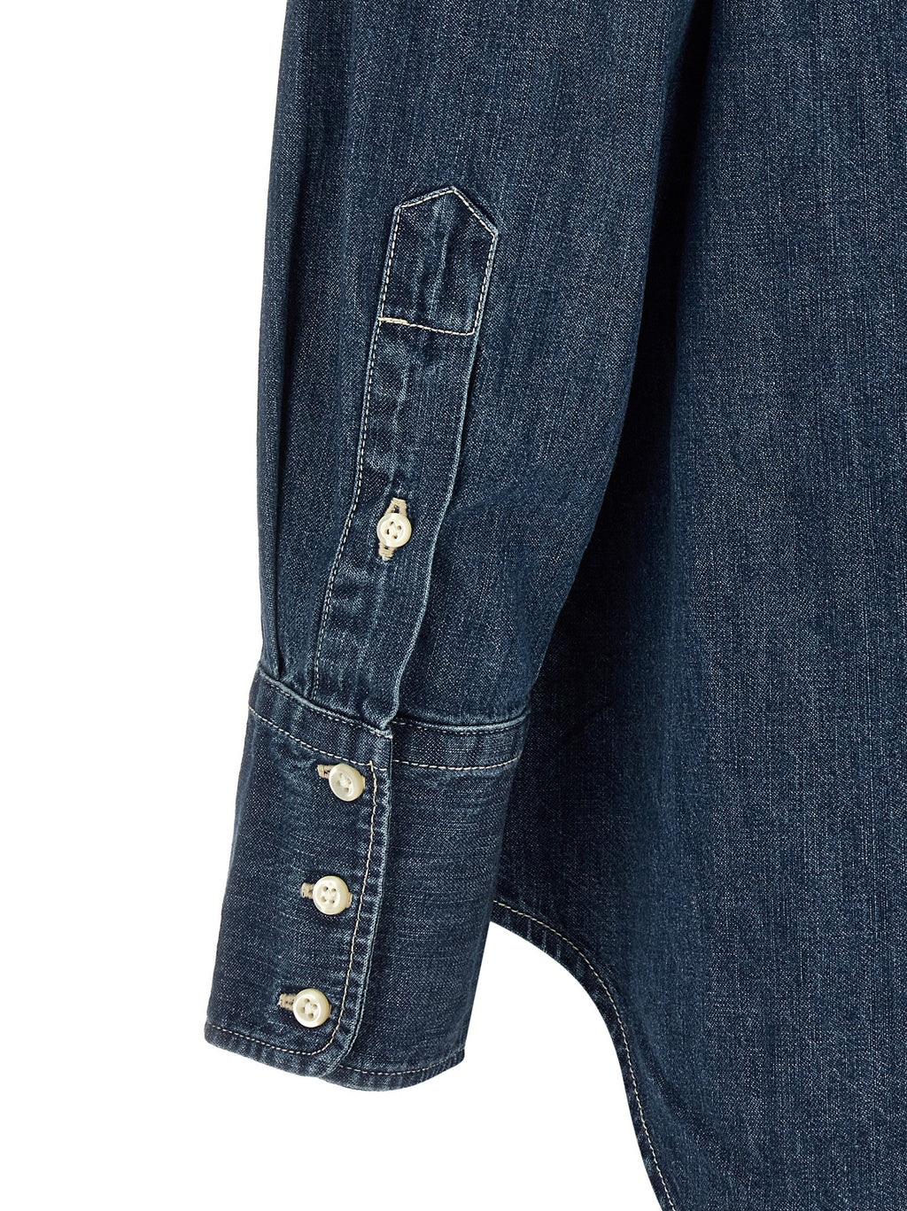 Chemise en coton bleue Polo Ralph Lauren, veste élégante avec col et boutons, portée décontractée ou chic.