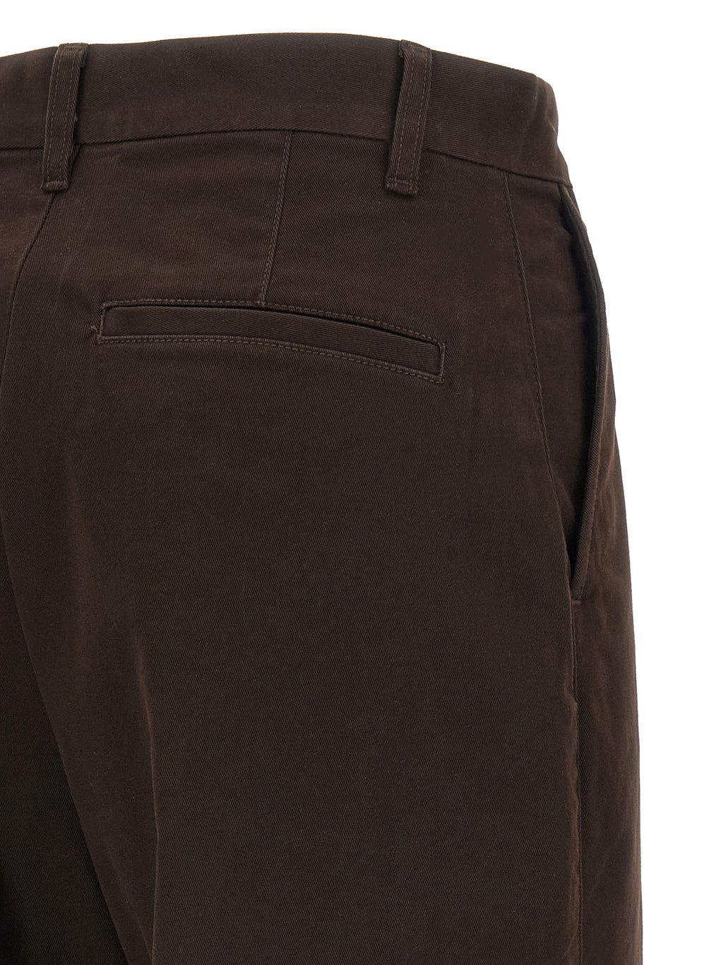 Pantalons chino en coton marron Polo Ralph Lauren, coupe classique, détails élégants, parfaits pour un style décontracté sophistiqué