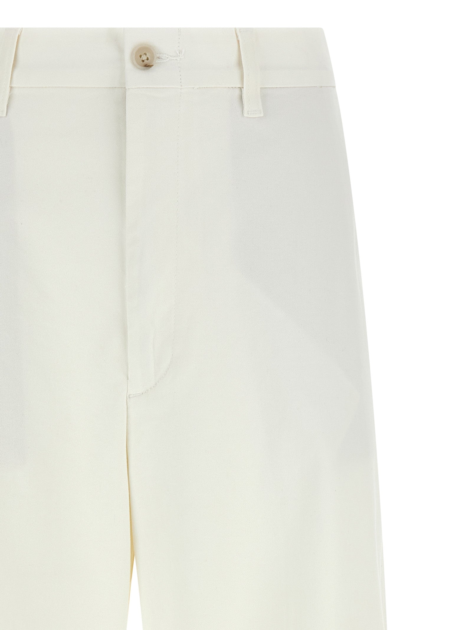 Pantalons chino en coton blanc de Polo Ralph Lauren, style classique et coupe ajustée, parfaits pour un look élégant.