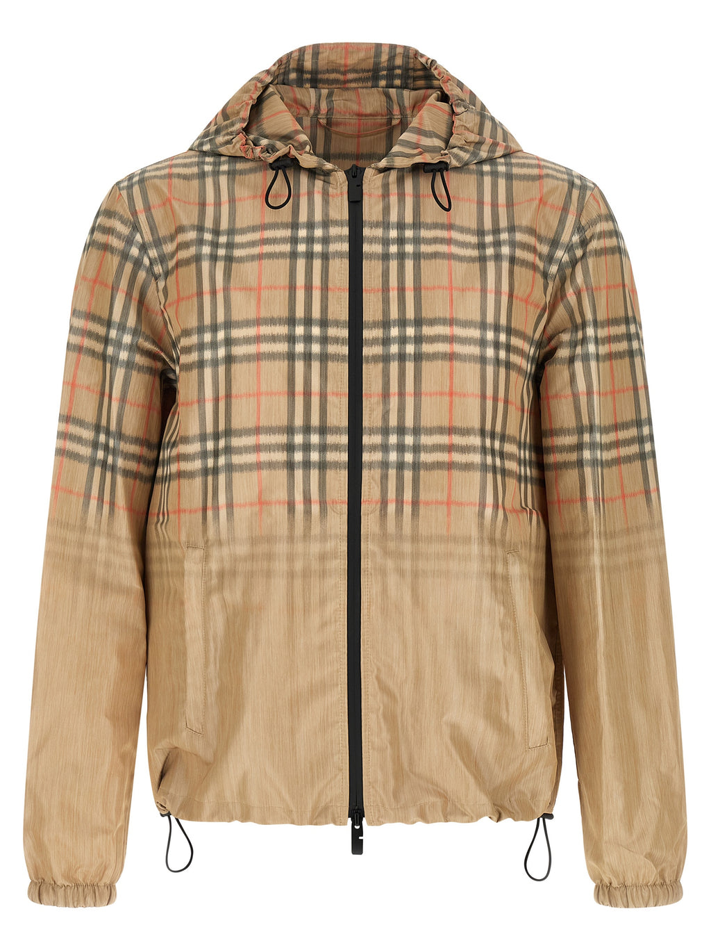 Veste en viscose beige de Burberry, coupe légère et élégante, avec détails de design sophistiqués visible sur l'image.