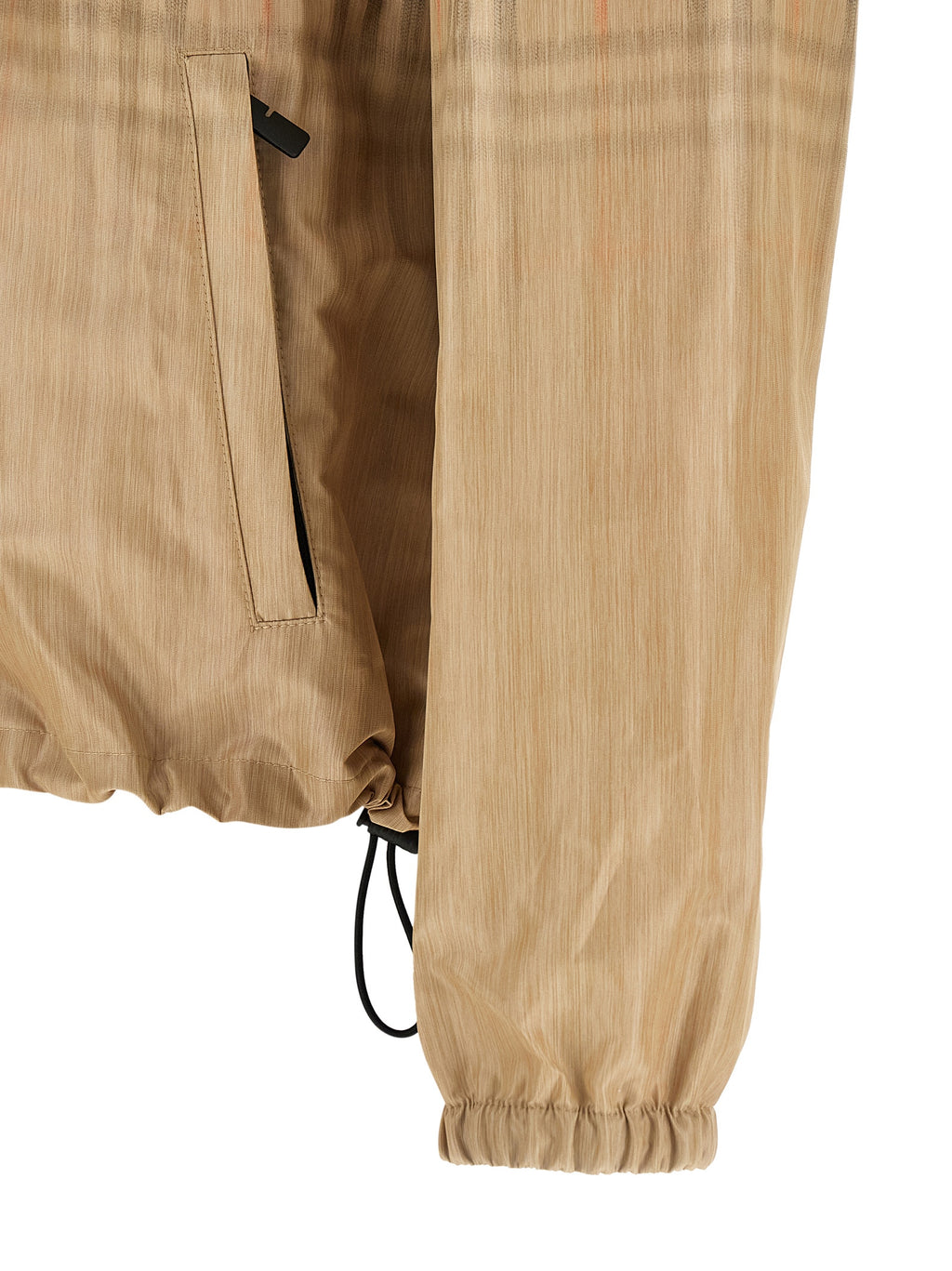 Veste en viscose beige de Burberry, coupe classique, avec détails de finition élégants, portée légère pour un style sophistiqué.