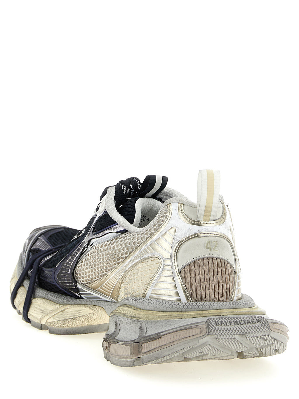 Sneakers Balenciaga multicolores en polyéthylène, chaussures de sport modernes avec design vibrant et matériau léger.