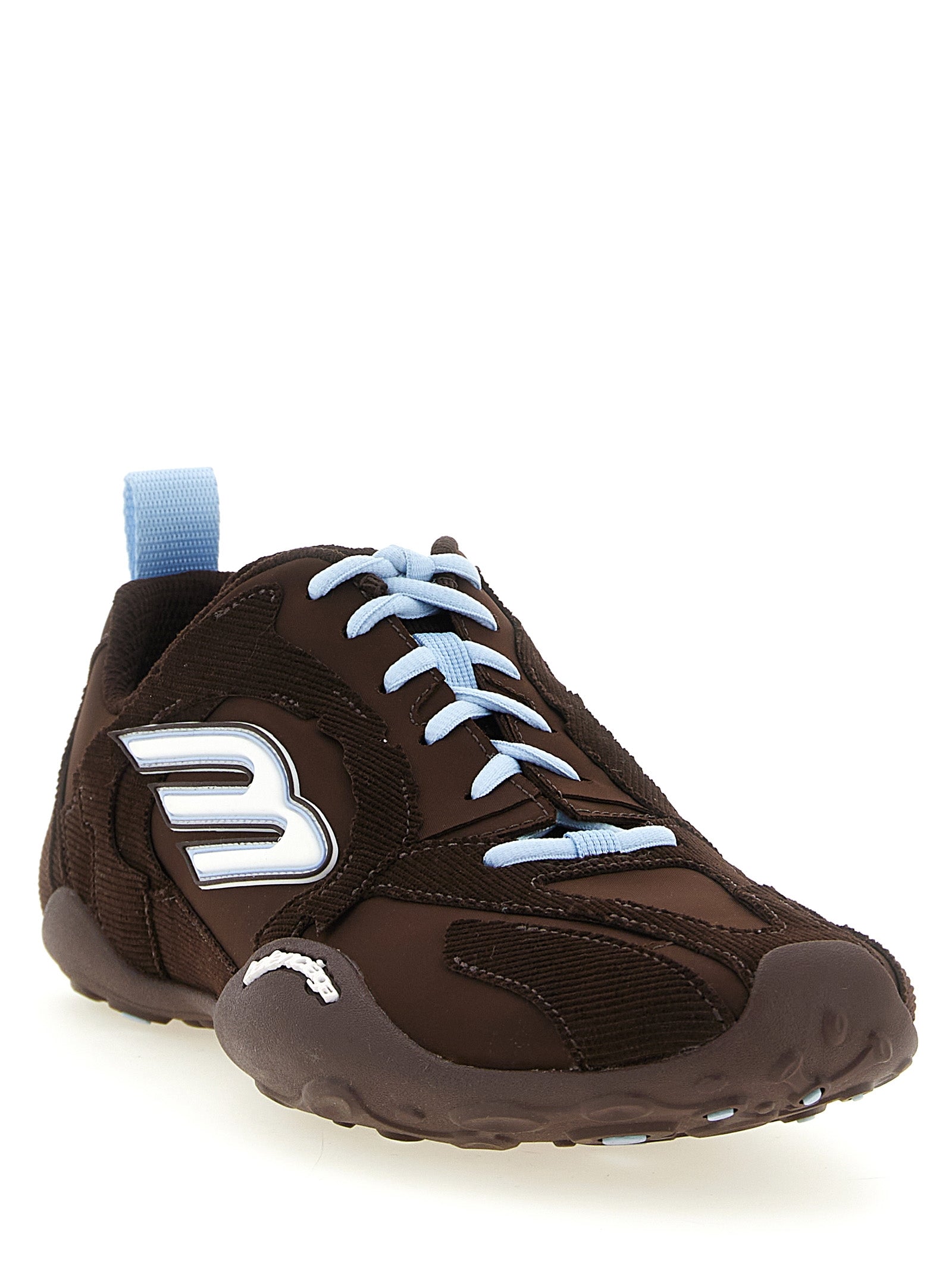 Balenciaga braune Polyester-Athletik-Sneakers