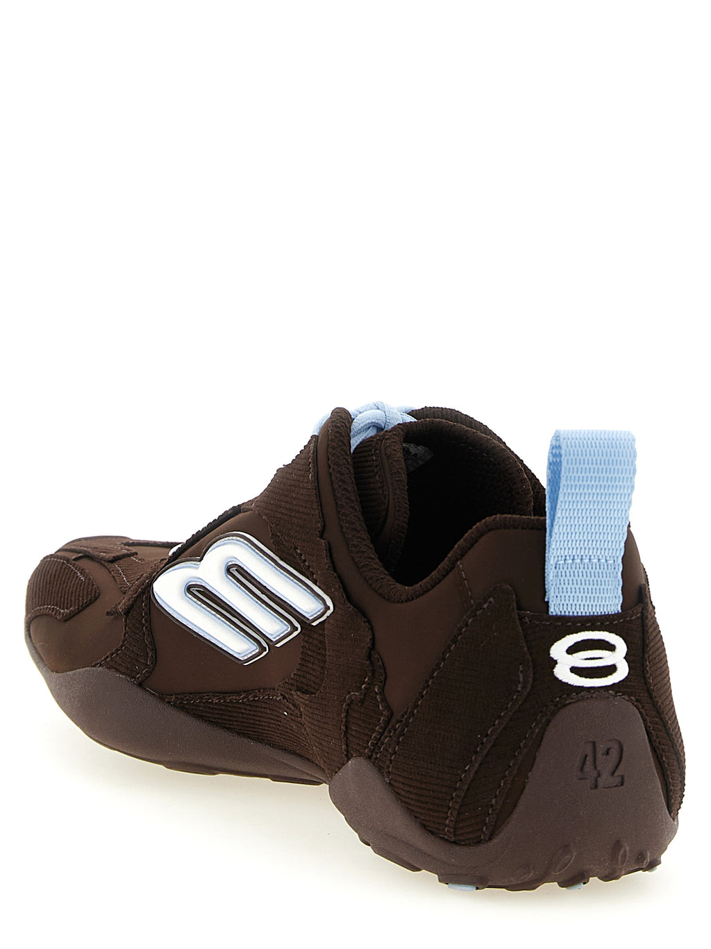 Balenciaga braune Polyester-Athletik-Sneakers