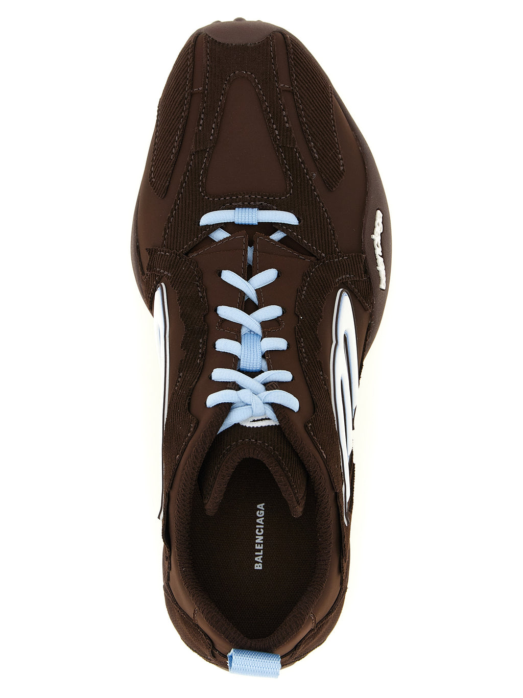 Balenciaga braune Polyester-Athletik-Sneakers