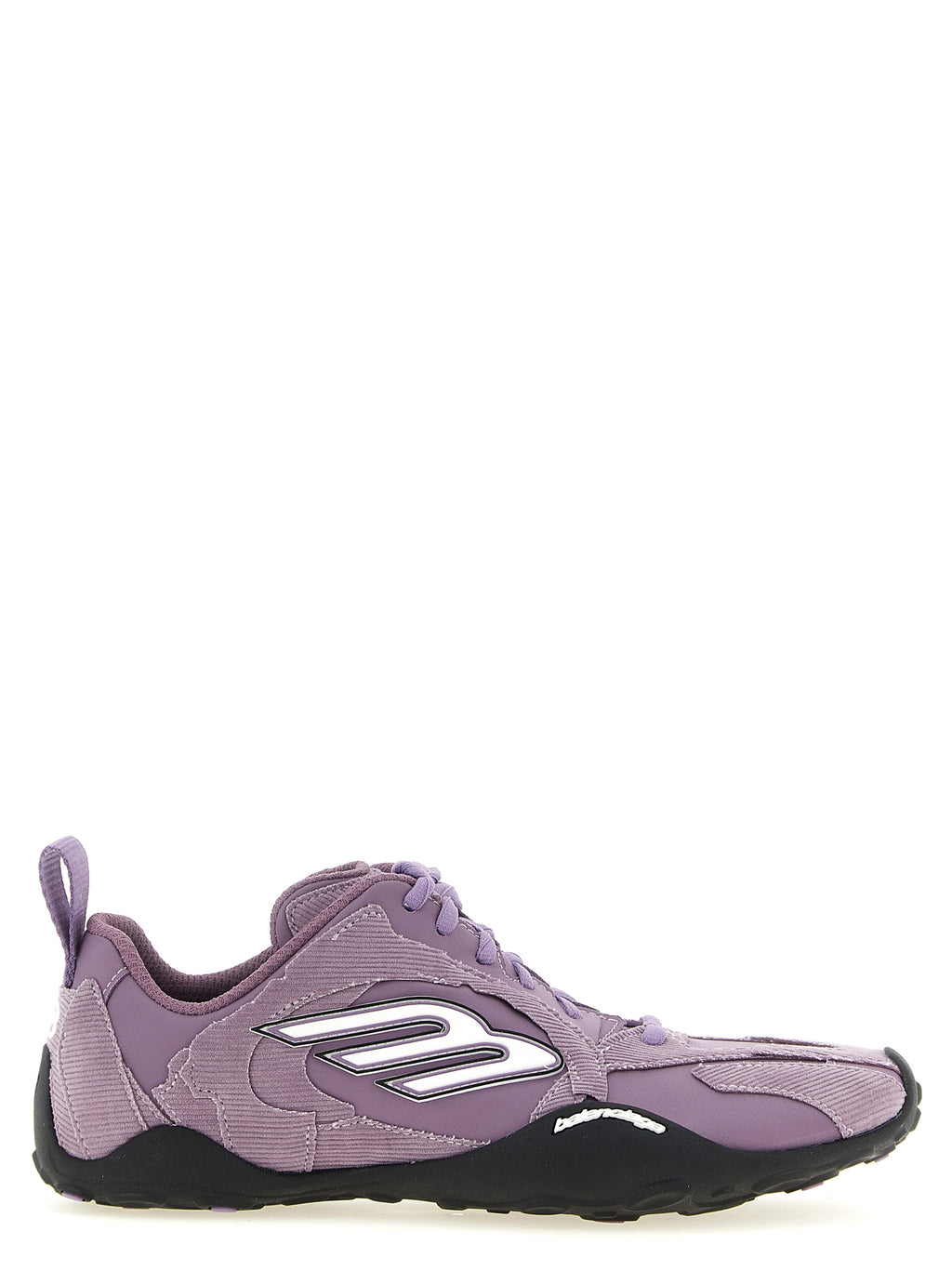 Sneakers athlétics en polyester violet de Balenciaga, chaussures de sport modernes et confortables pour homme.