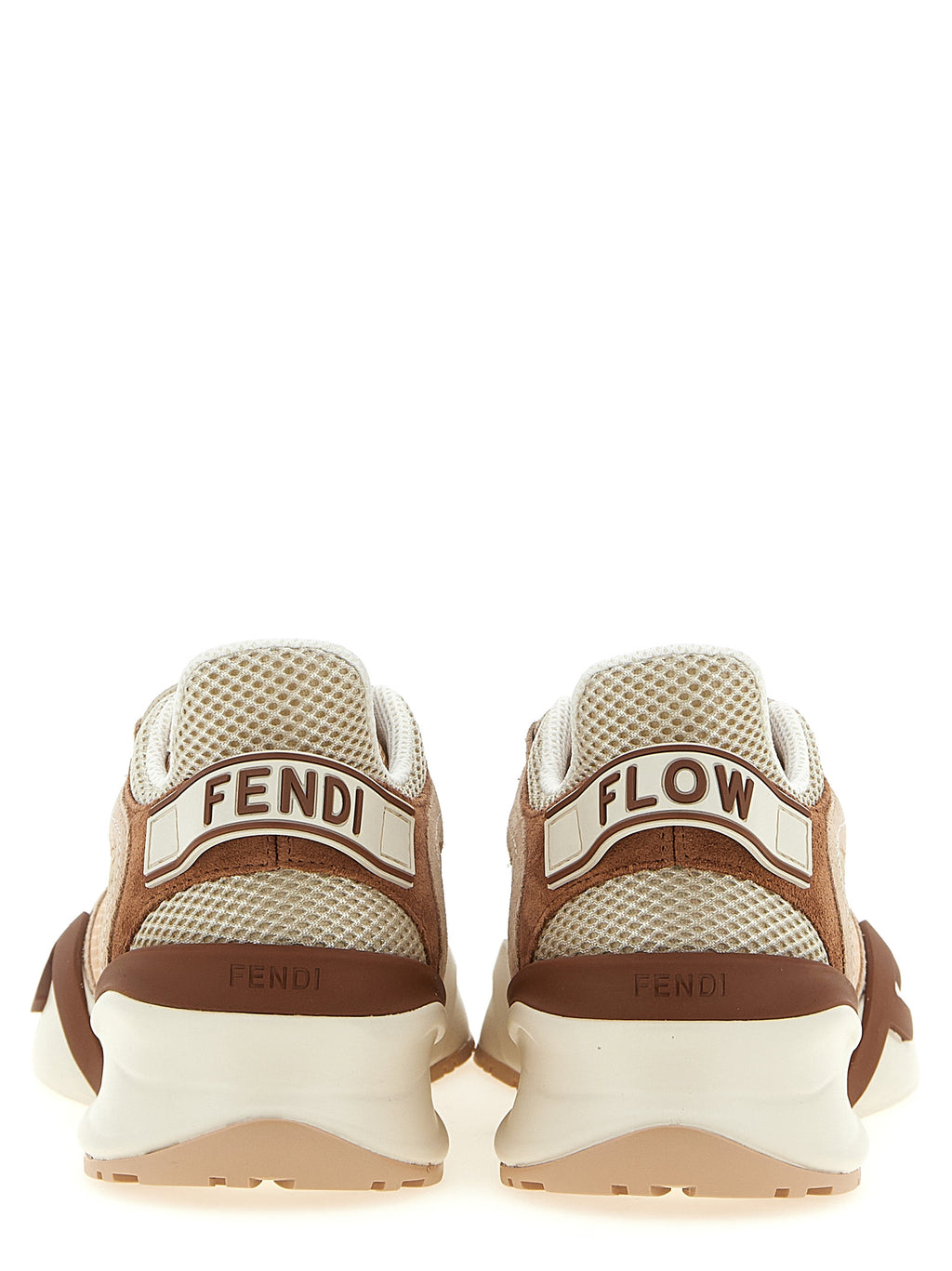 Chaussures de sport Fendi multicolores en polyamide pour athlétisme, avec design moderne et couleurs vives.