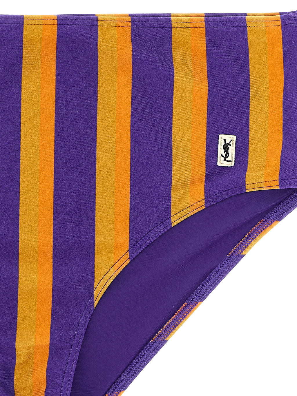 Maillot de bain Saint Laurent en polyamide multicolore, coupe ajustée et design élégant pour homme.