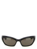 Lunettes de soleil noires Balenciaga en polyamide, avec monture élégante et moderne, visibles sur l'image.