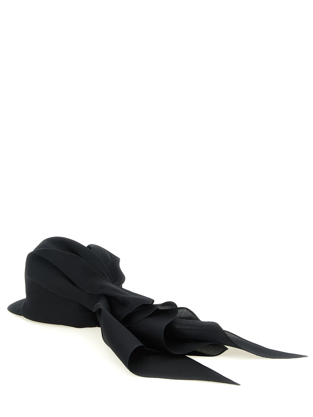 Balenciaga Black Silk Cap (Baseball Hat)
