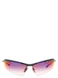 Lunettes de soleil Balenciaga en polyamide multicolores avec monture moderne et verres teintés.