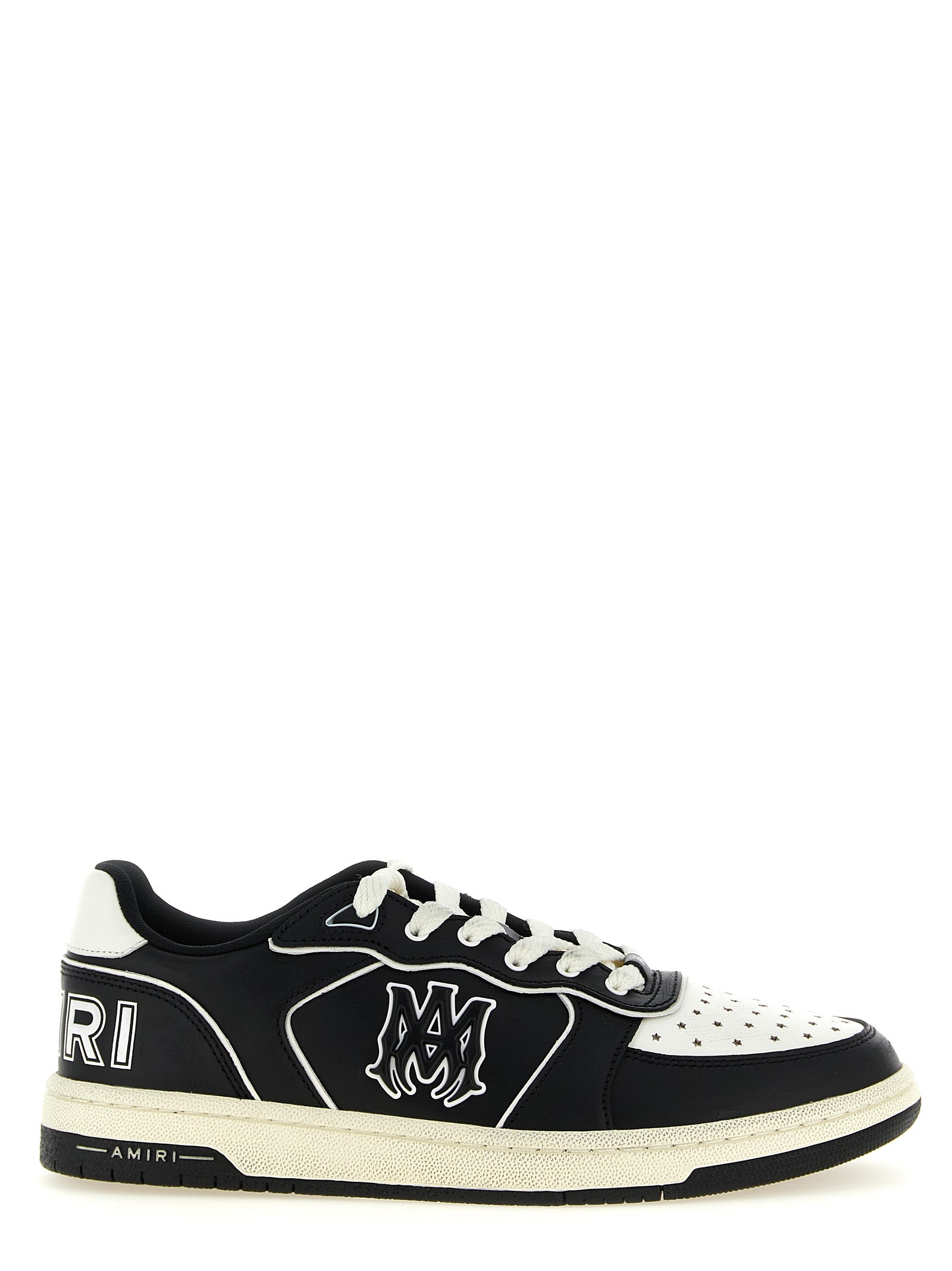 Chaussures basses Amiri Bicolor en cuir bovin, sneakers tendance en cuir bicolore pour un look décontracté et élégant.
