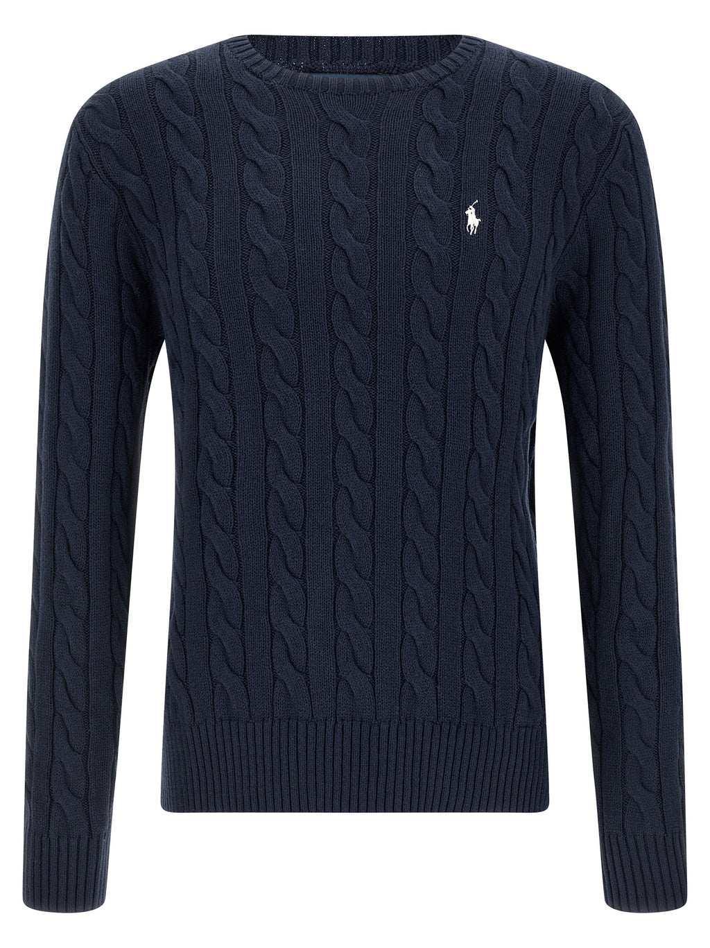 Polo Ralph Lauren Blaue Baumwollstrickjacke