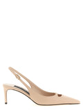Chaussures à talons moyens Dolce & Gabbana en cuir d'agneau multicolore, élégantes et sophistiquées.