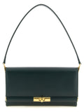 Sac à épaule Dolce & Gabbana en cuir de veau bicolore, avec détails élégants et finitions soignées.