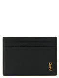Saint Laurent Black Calfskin Cardholder