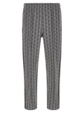 Pantalons de jogging gris en polyester de Lacoste, style décontracté pour l'entraînement ou le confort quotidien.