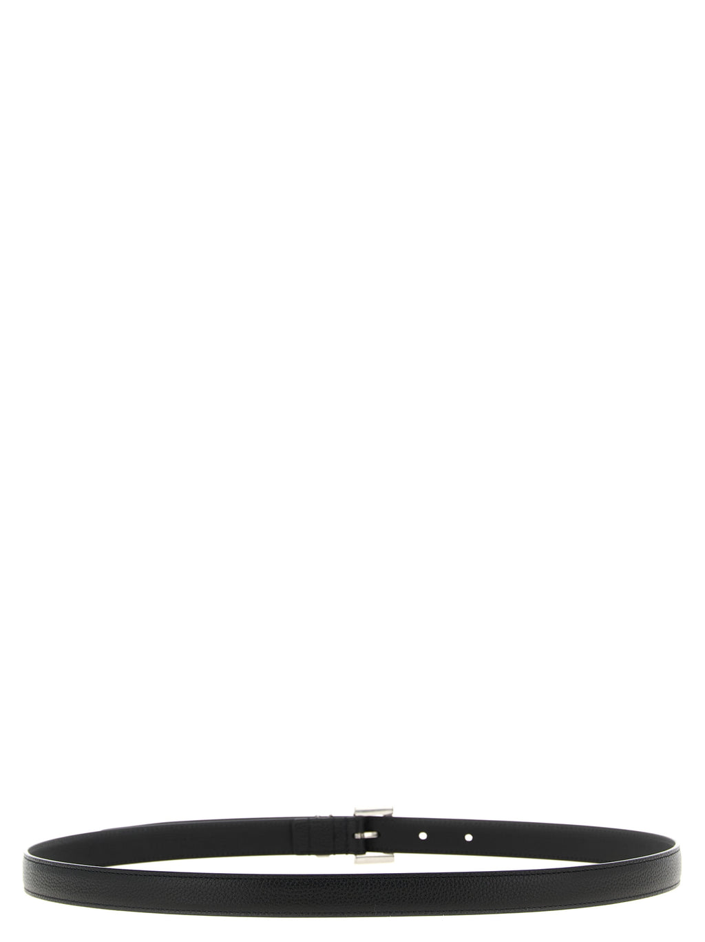 Saint Laurent Black Calfskin Regular Belt