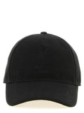 Saint Laurent Black Cotton Cap (Baseball Hat)