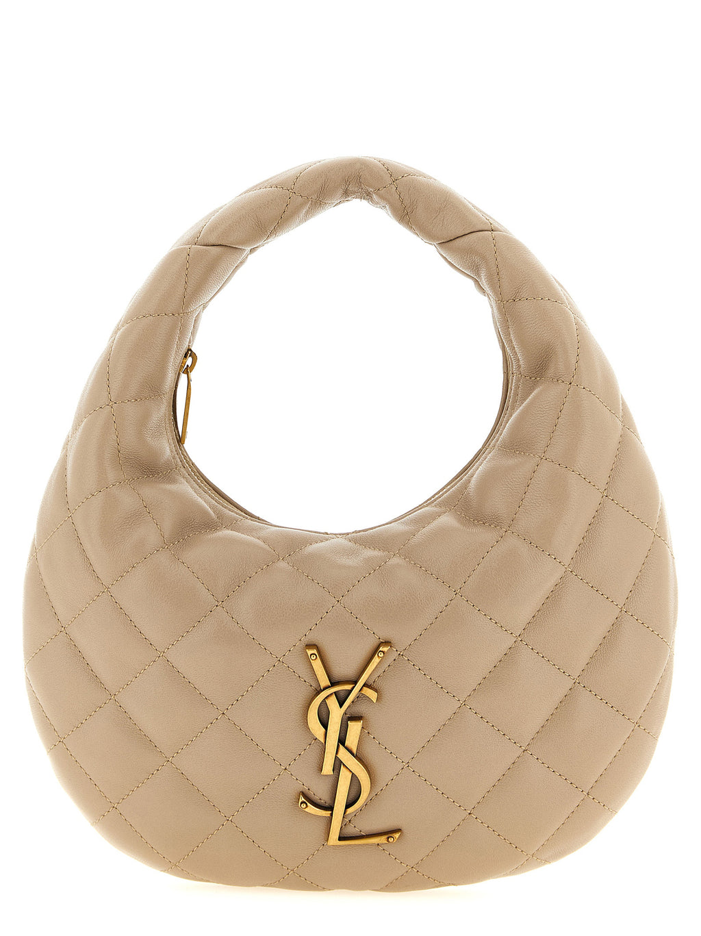 Saint Laurent Handtasche aus beigem Lammleder