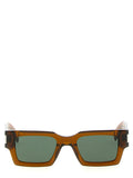 Lunettes de soleil marron en acétate Saint Laurent avec monture élégante et forme classique.