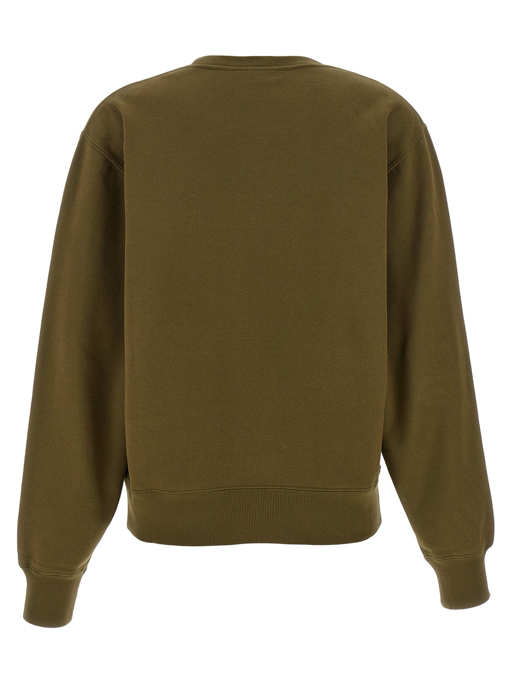 Sweatshirt en coton bicolore de Saint Laurent, style décontracté avec logo sur la poitrine, coupe classique et tissu doux.