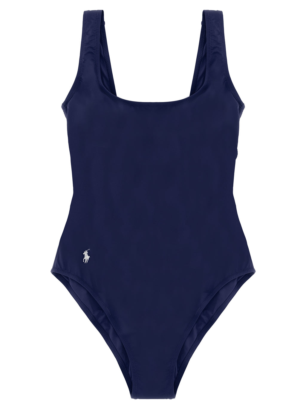 Polo Ralph Lauren Blue Nylon One-Piece Swimsuit