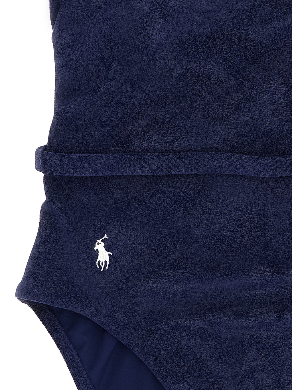 Polo Ralph Lauren Blue Polyester One-Piece Swimsuit