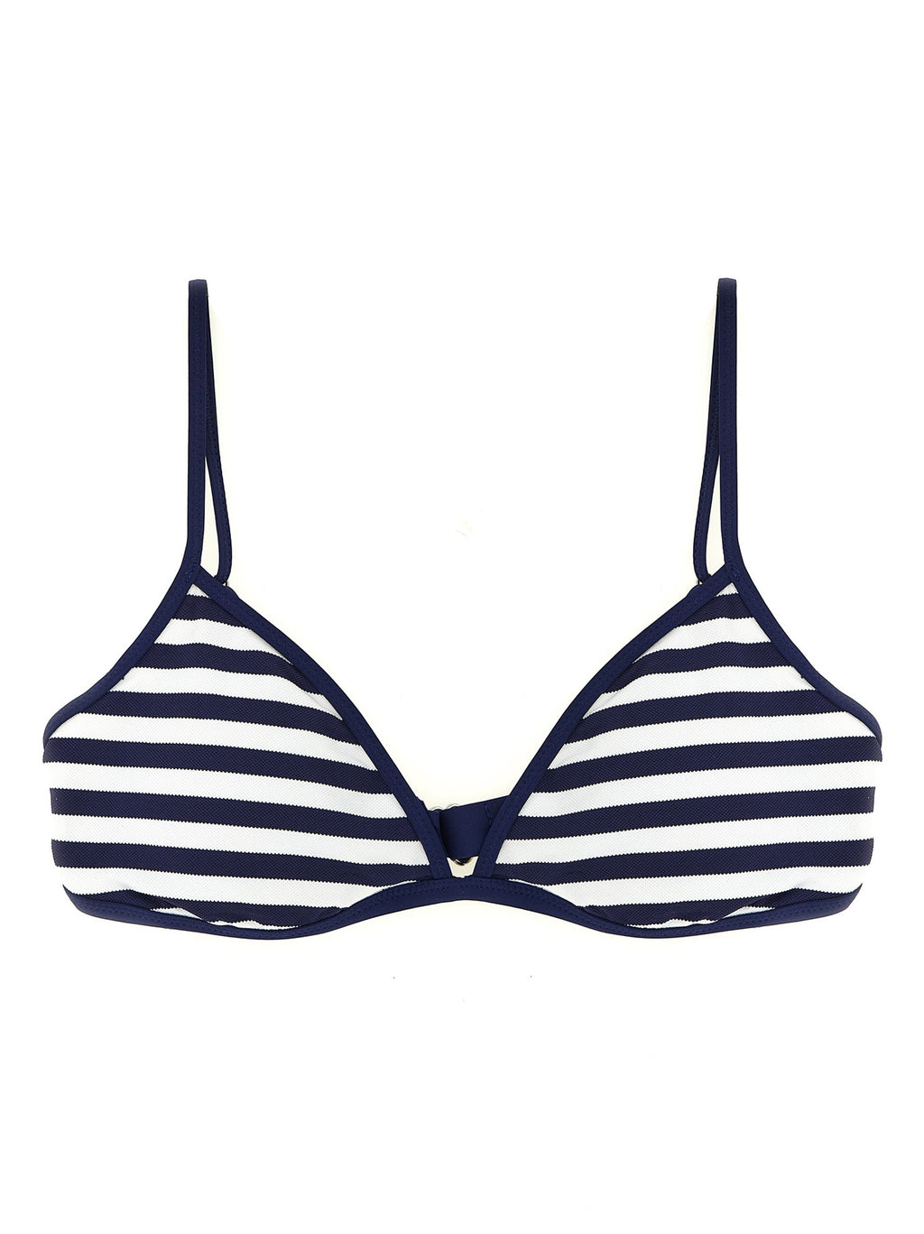 Maillot de bain bikini en nylon bleu Polo Ralph Lauren, avec design classique et logo brodé visible sur le haut.