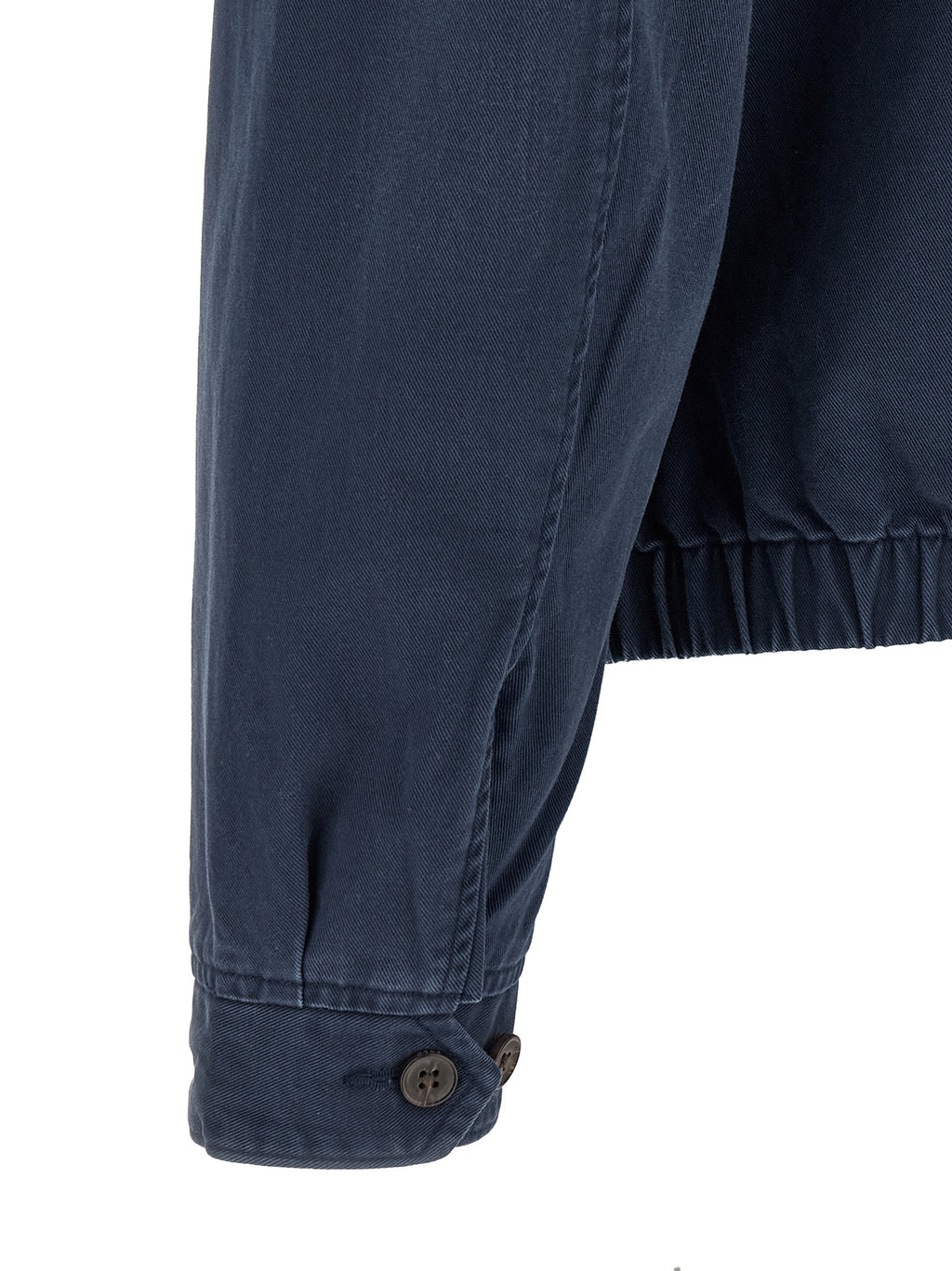 Veste longue en coton bleu de Polo Ralph Lauren, style décontracté et élégant, avec fermeture à boutons et col classique.