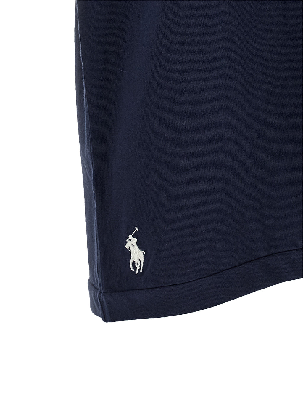 T-shirt en coton bleu Polo Ralph Lauren, coupe classique, avec logo emblématique sur la poitrine.