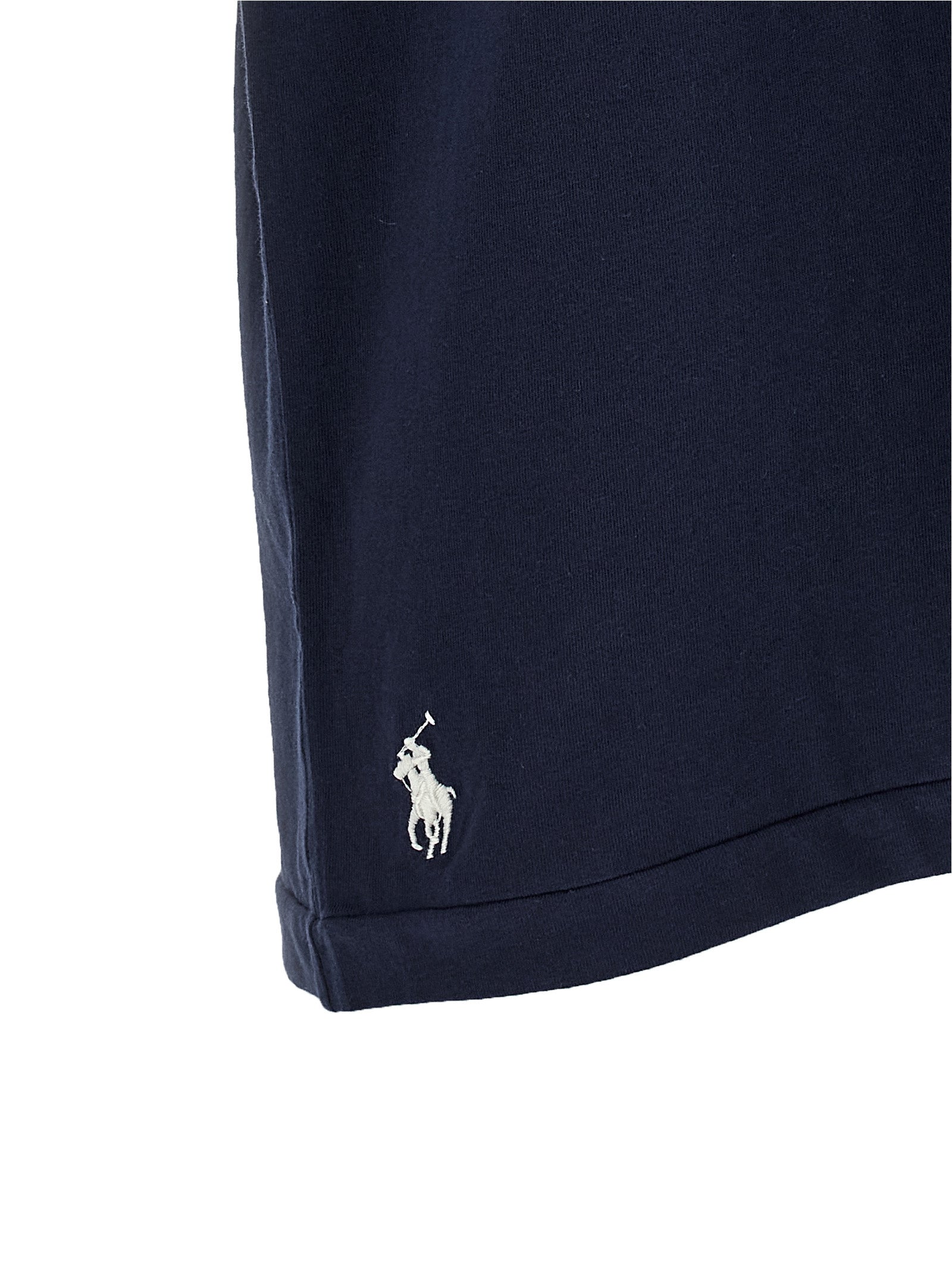 T-shirt en coton bleu Polo Ralph Lauren, coupe classique, avec logo emblématique sur la poitrine.