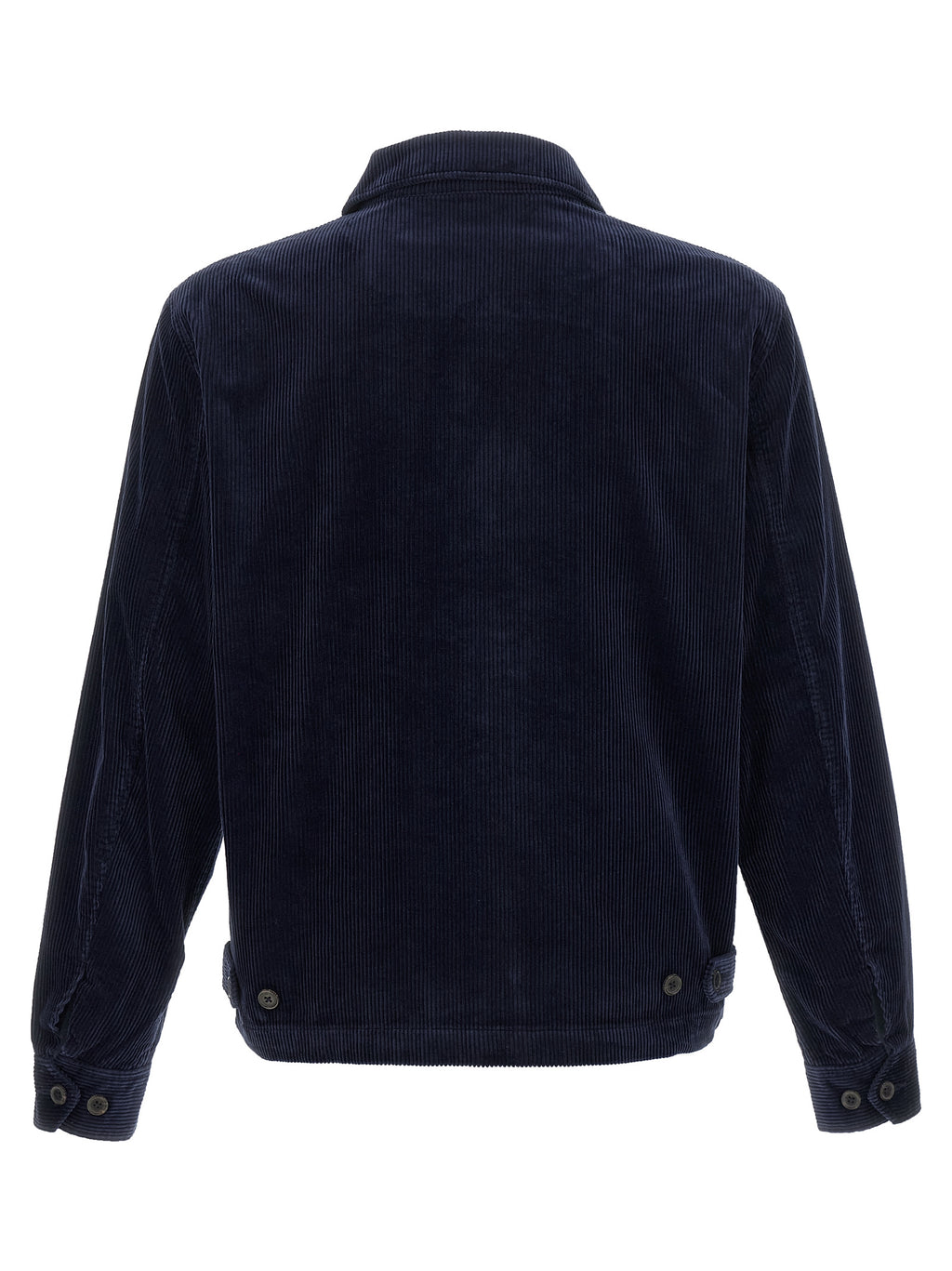 Polo Ralph Lauren Blaue lange Jacke aus Baumwolle