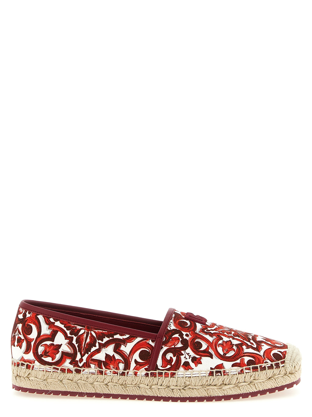 Espadrilles en coton multicolores de Dolce & Gabbana, chaussures élégantes avec design vibrant et confortable.