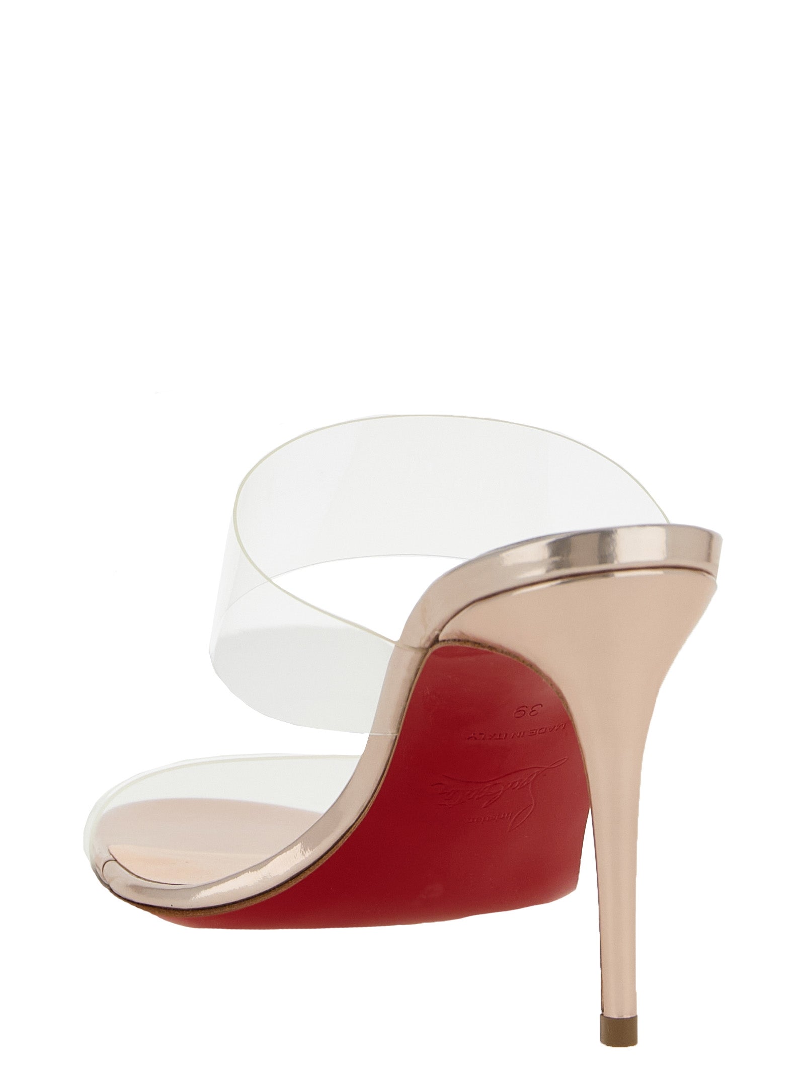 Christian Louboutin Multicolor Calfskin Stiletto Heel Sandals