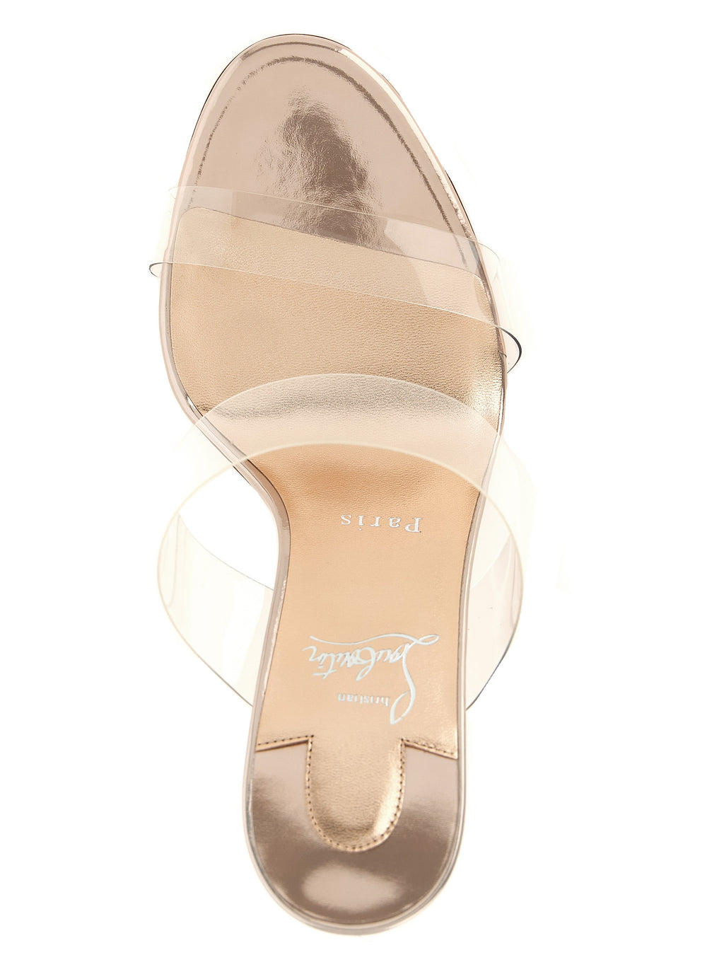 Christian Louboutin Multicolor Calfskin Stiletto Heel Sandals