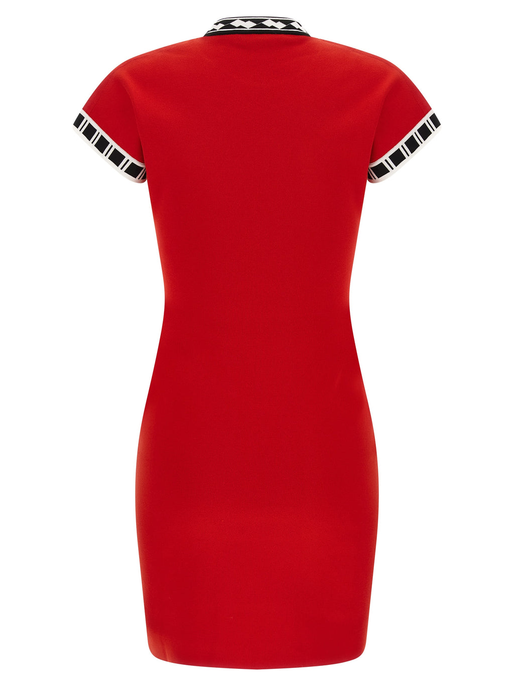 Robe courte en coton multicolore de Versace, avec motif coloré et style élégant, parfaite pour une tenue chic et estivale.