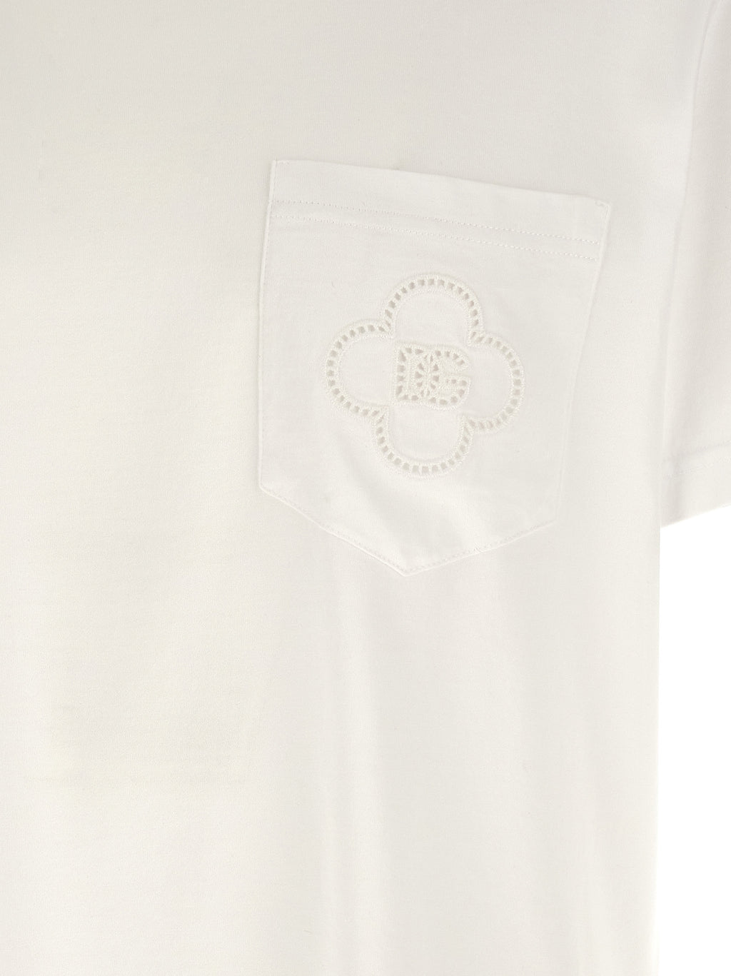 Dolce & Gabbana weißes Baumwoll-T-Shirt