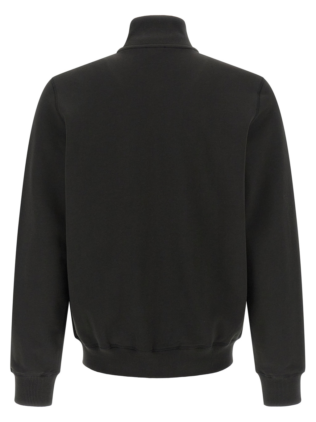 Sweatshirt en coton noir Diesel, style décontracté, avec logo ou détails graphiques visibles sur le devant.