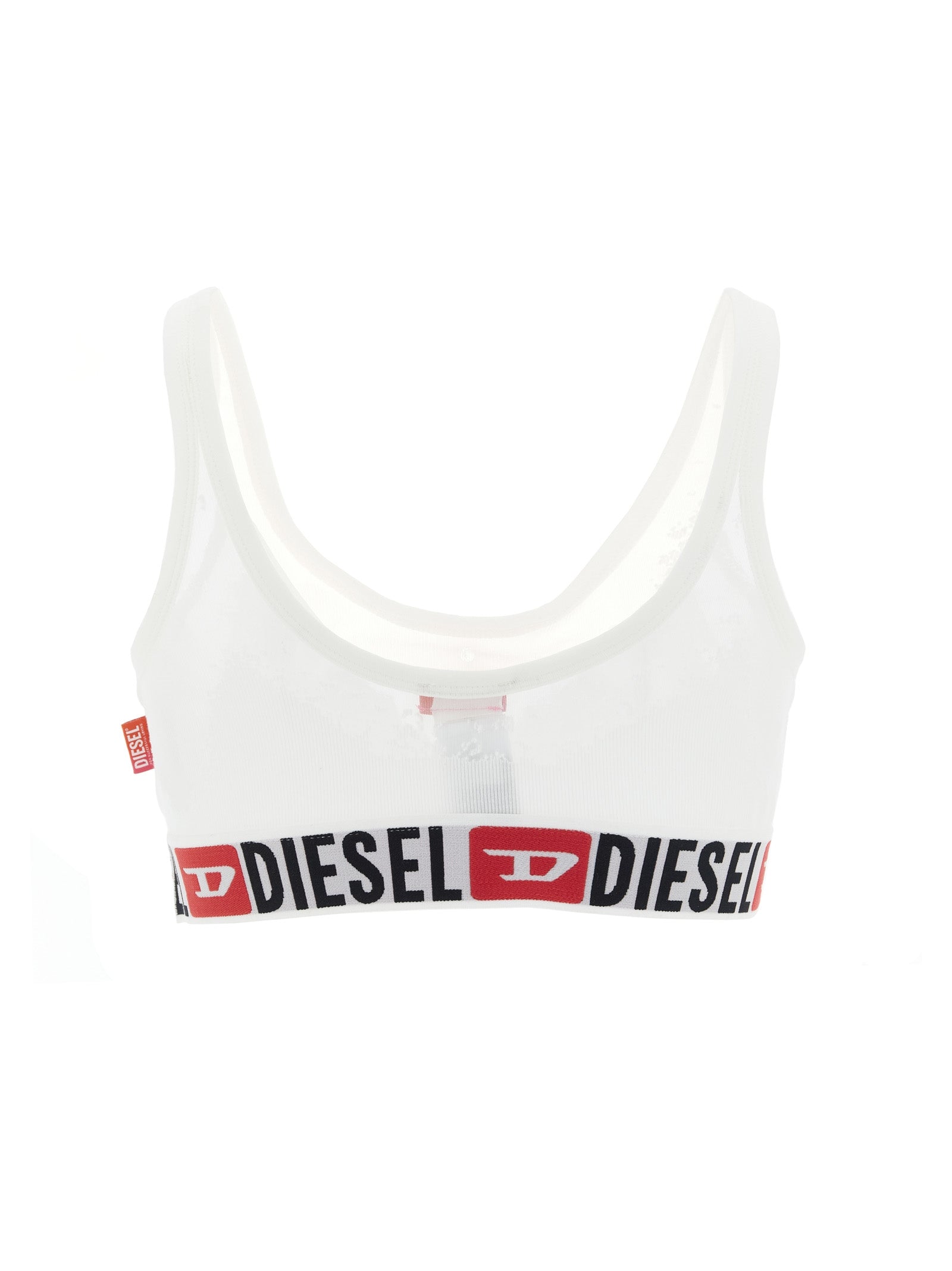Diesel BH aus weißer Baumwolle