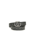 Gucci Black Calf Leather Bos Taurus Regular Belt
