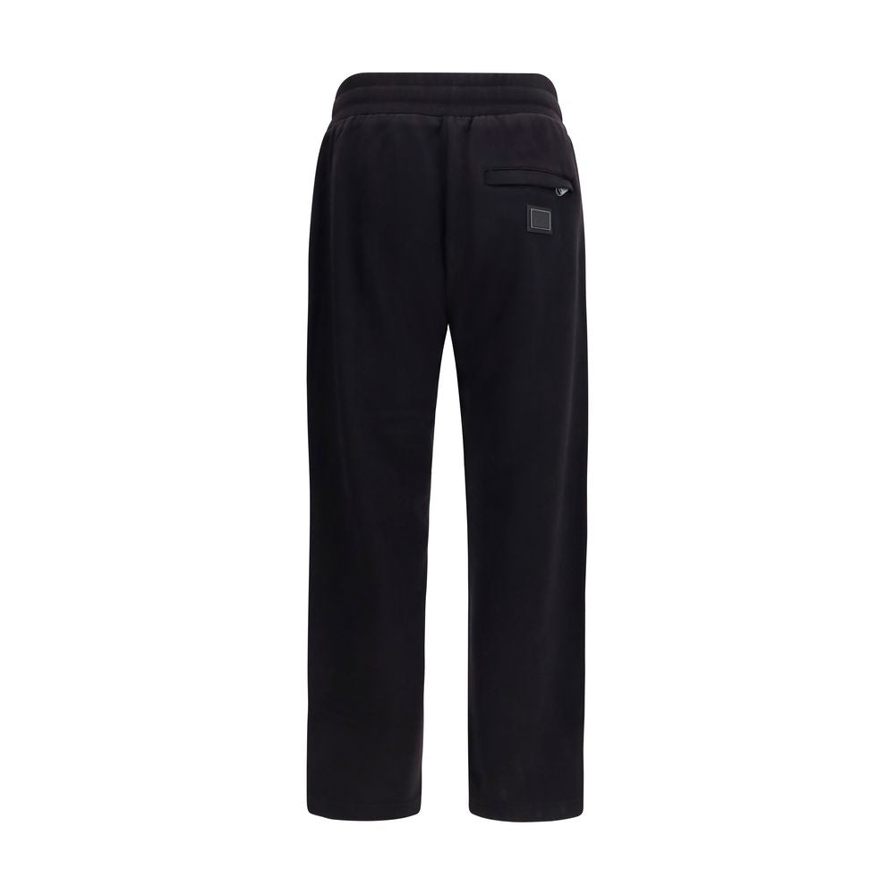 Dolce & Gabbana Schwarze Jogginghose aus Baumwolle