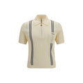 Versace Polo-Shirt aus beiger Baumwolle