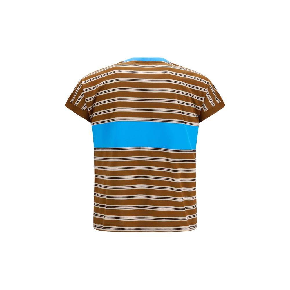 Versace braunes Baumwoll-T-Shirt