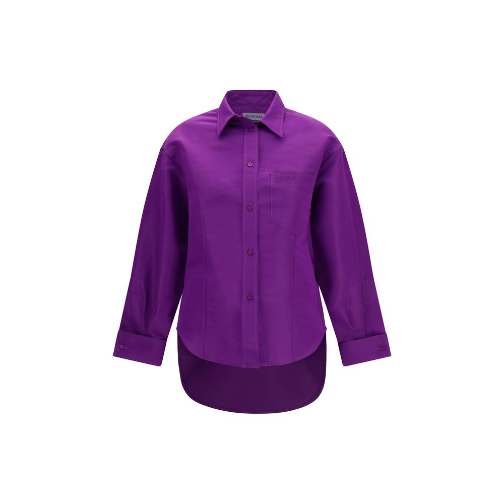 Balenciaga Violettes Baumwollhemd