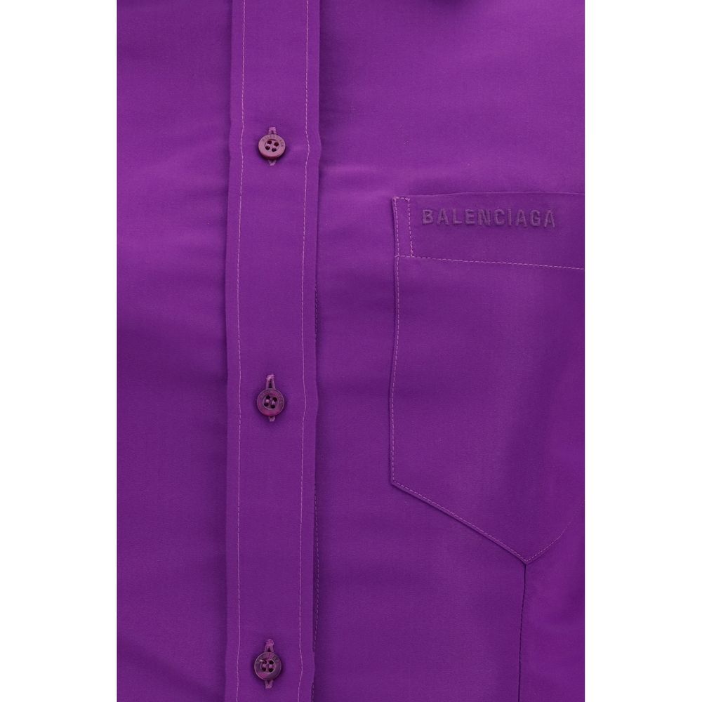Balenciaga Violettes Baumwollhemd